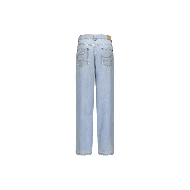 GALLIANO LANDOR Jeans Unisex Light Blue-1