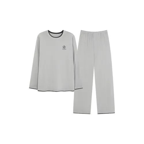 Follow The United States Pajama Set Men's Gray