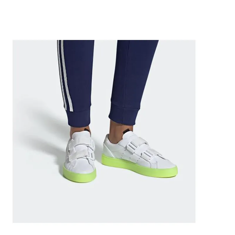 Adidas Sleek S Cloud White Hi Res Yellow Women's-5