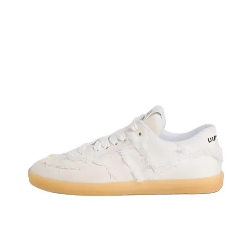 MIU MIU Low Top Skateboard Shoes Women's Ecru