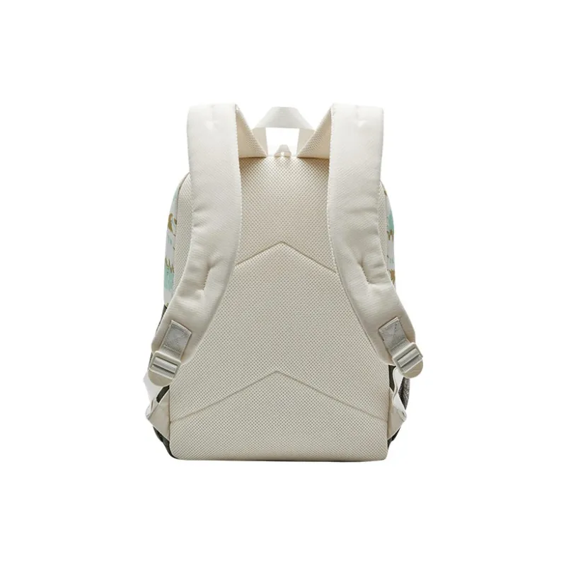 Anta Life Collection PU Backpack Regular Unisex Light Smoke Gray/Light Army Green-3