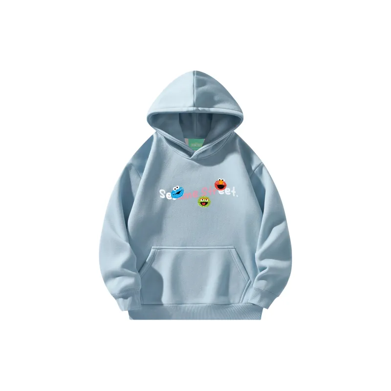 SESAME STREET Sweatshirt Thickened And Fleece Lined Unisex-12