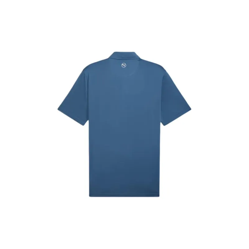 PUMA GolfIsle Polo Shirt Men's Blue Horizon-1
