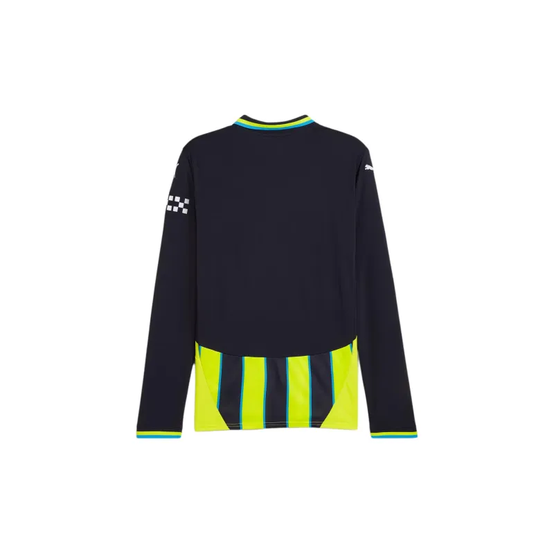 PUMA Manchester City 24/25 Men's Replica Away Long Sleeve Soccer Jersey-1