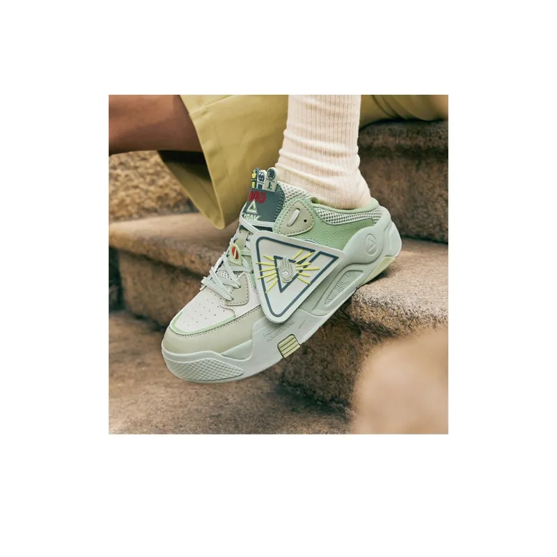 PEAK Skateboard Shoes Men Low Top Bean Sprout Green-10