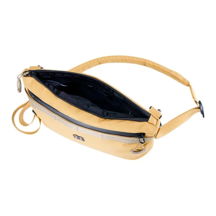 KOLON SPORT Nylon Crossbody Bag, Shoulder Bag Regular Women's Camel-3