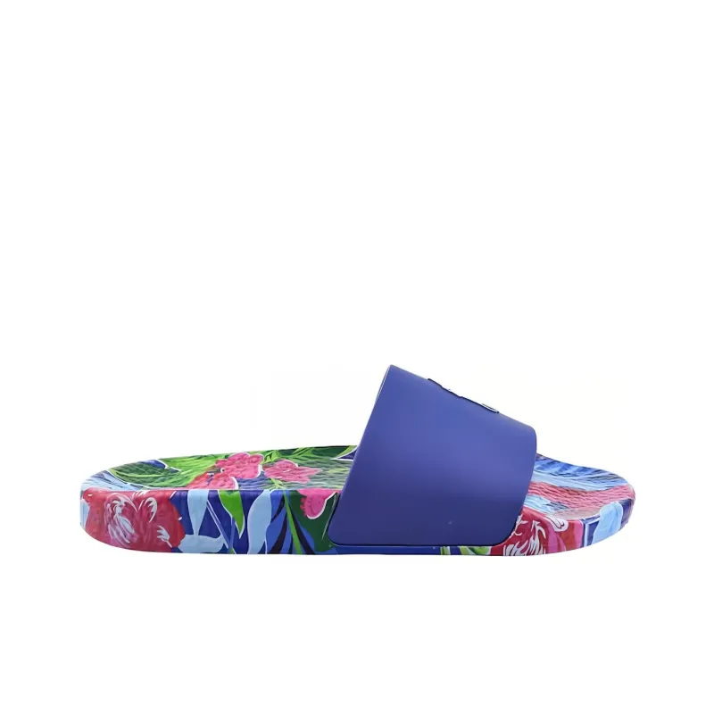Polo Ralph Lauren Signature Pony Slide Navy Floral-1