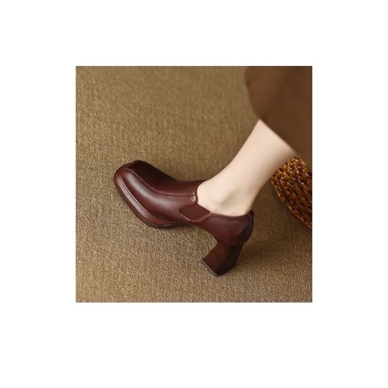 EASTTATA ET Loafers Women's Black-3