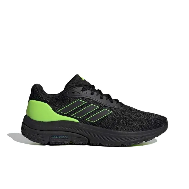 Adidas Cloudfoam Anti Slip Wear Resistant Low Top Casual Shoes Men's Black-1