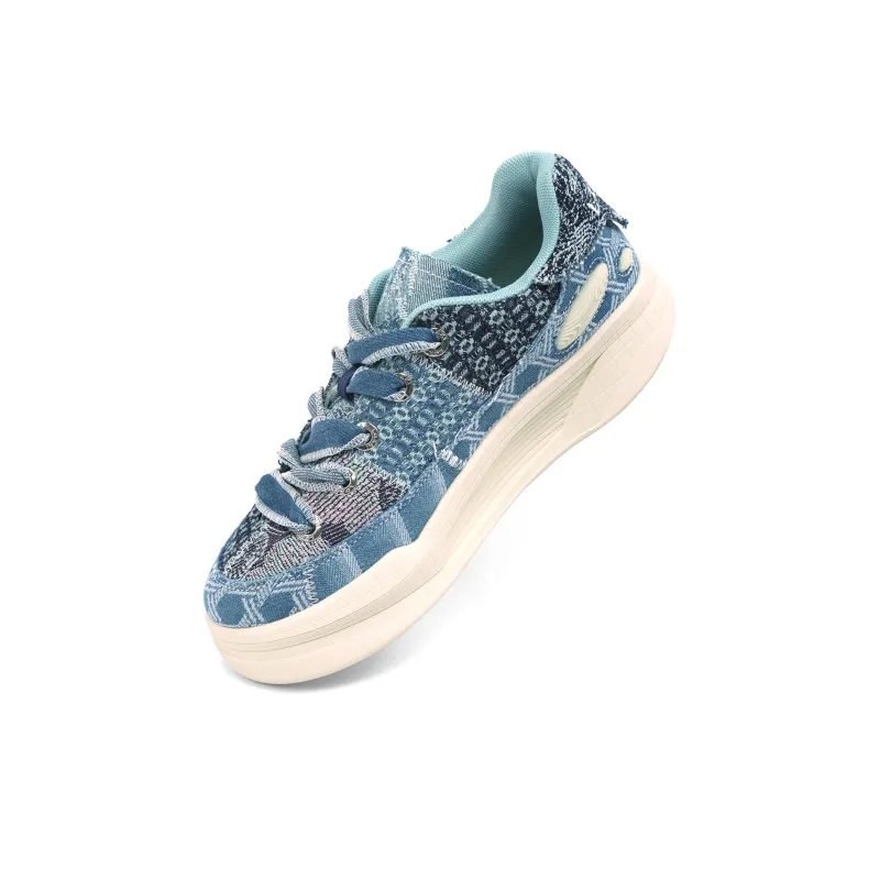 LOXKI Alpha Round Shoes Canvas Shoes Unisex Swag-4