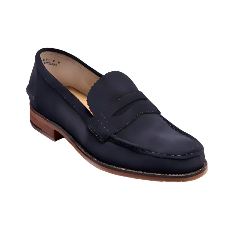 BARKER Caruso Loafers Men's Marine Blue-1