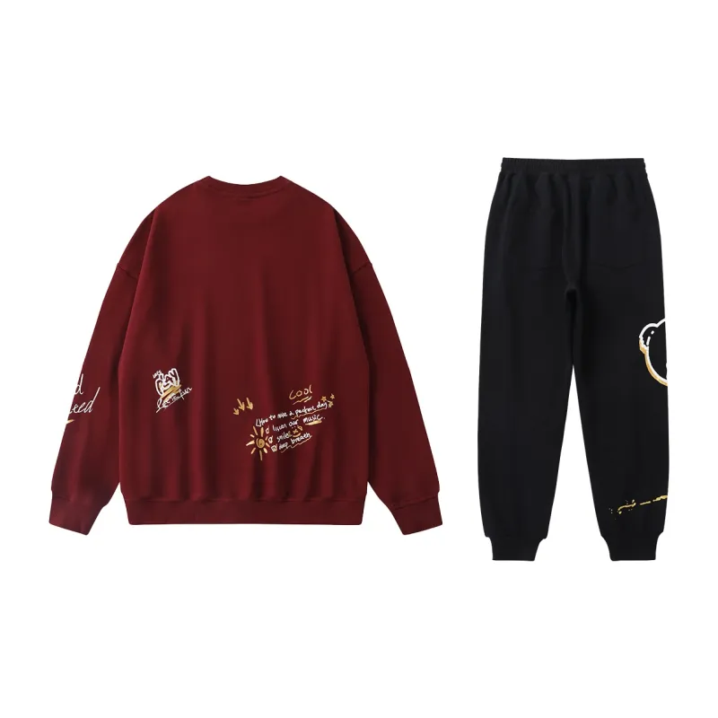 LAMLICKA Sweatshirt Sets Unisex-3