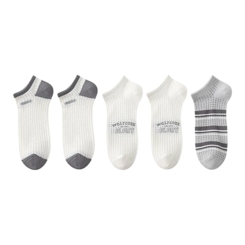 Lan Miao Ankle Socks Men's 5 Pack-3