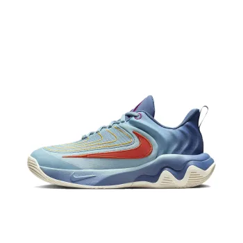 Nike Giannis Immortality Slip Resistant Cushioning Low Top Children's Basketball Shoes Blue Teenagers