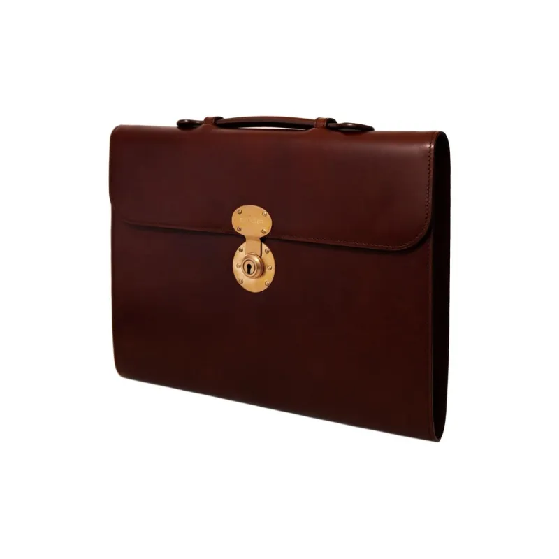 ETTINGER Leather Handbag Unisex Nut-1
