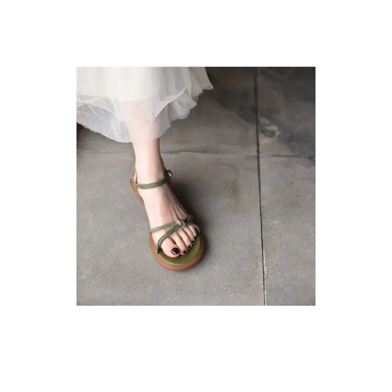 ARTMU Beach Sandals Women's Green-25