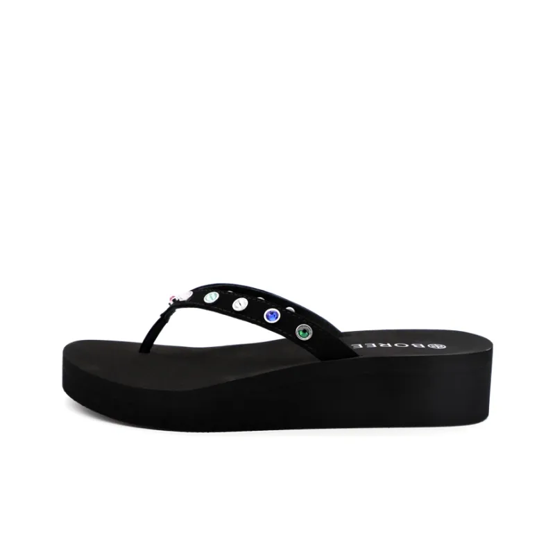 BOREE EVA Flip Flops Women's Black-0