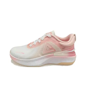 PEAK Classic Heritage Cushioning, Slip Resistant, And Abrasion Resistant Low Top Casual Running Shoes Women's Pink