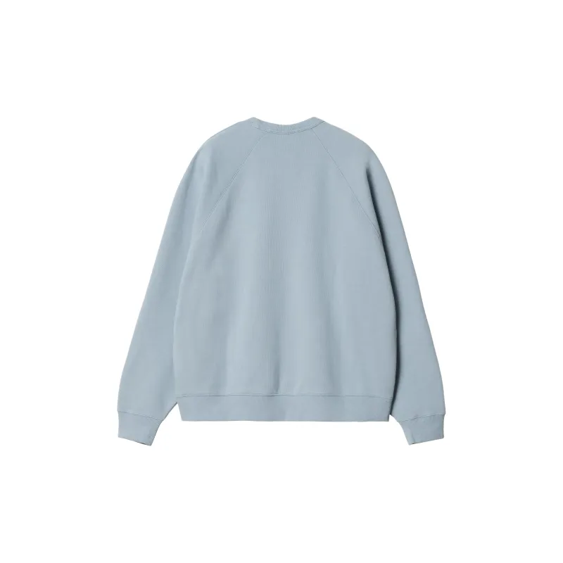 Carhartt WIP FW24 W' Signature Sweat Sweatshirt Women's Ice Blue-1