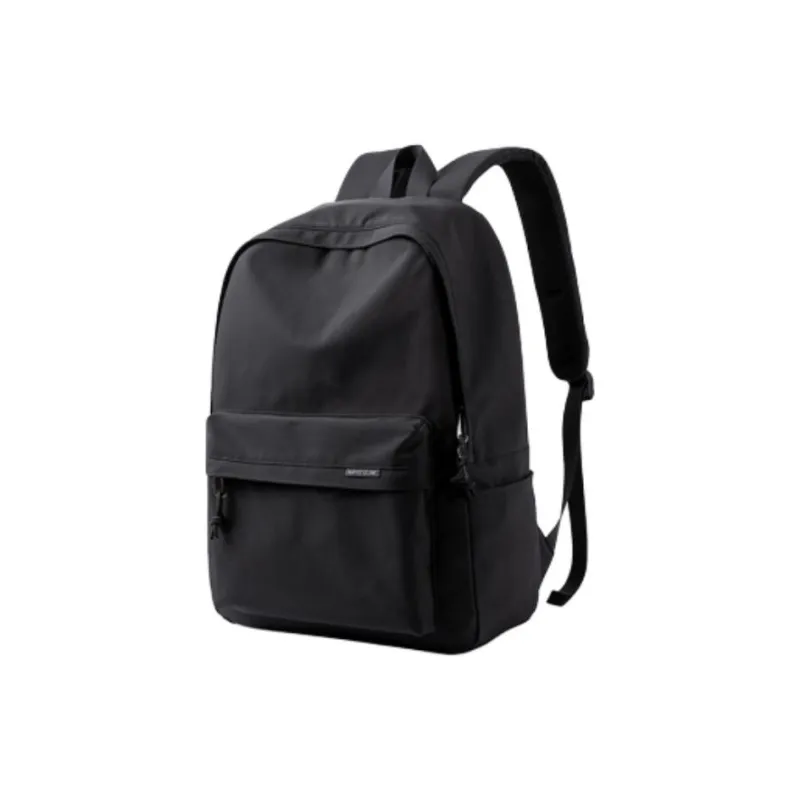 VIHUS Oxford Backpack Regular Unisex Black/Beige-1