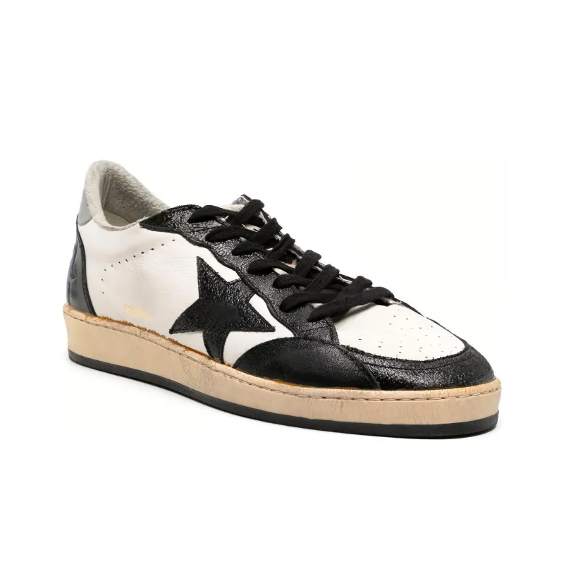 Golden Goose Ball Star Black White Royal-3