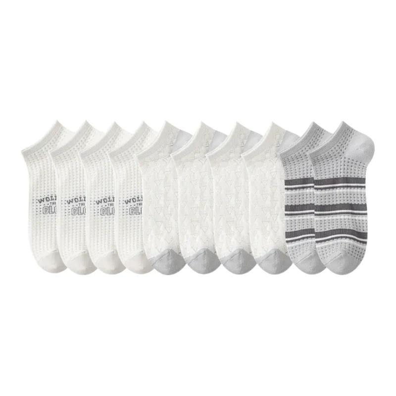 Lan Miao Ankle Socks Men's 10 Pack-10