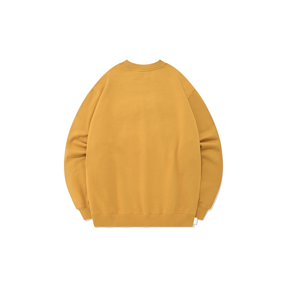 スウェット・トレーナー COVERNAT Authentic Logo Man to Man Yellow Covernat Unisex Authentic Logo Hoodie Yellow | Sweatshirts