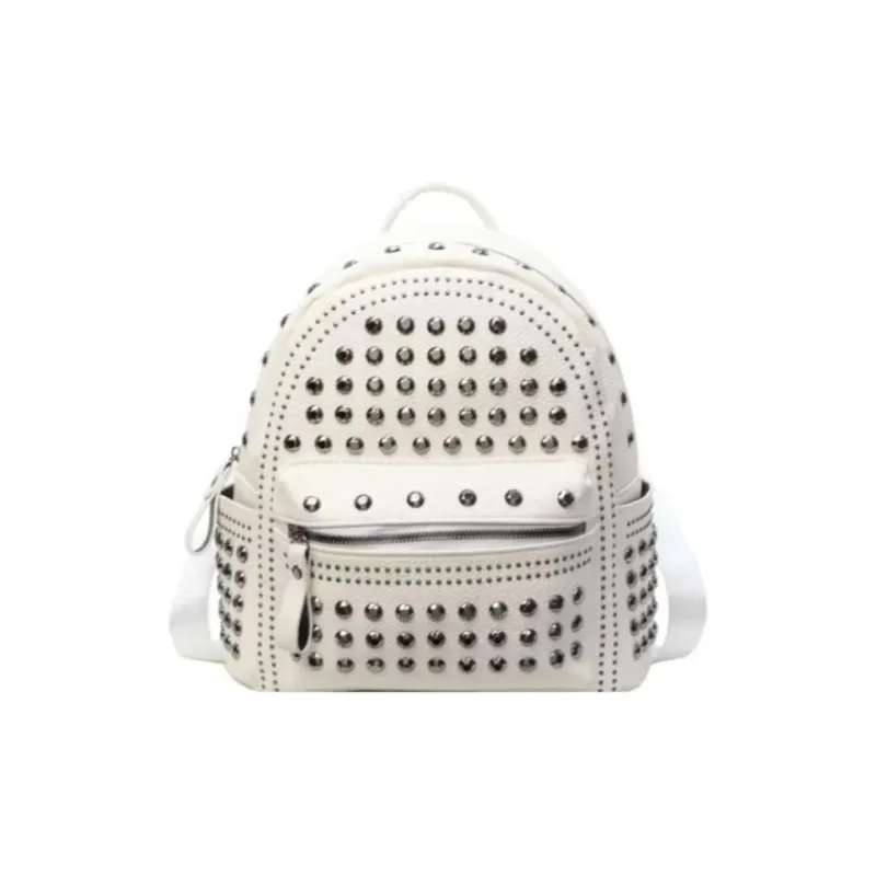 RKM Pu Backpack Regular Women's Black/Pink/Ecru/Khaki-4