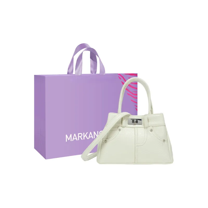 MARKANGARO PU Shoulder Bag Crossbody Bag Women's Black/White/Cheese Yellow/Glacier Blue-2