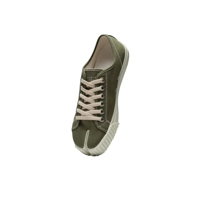 Maison Margiela Tabi Low Top Olive Women's-3