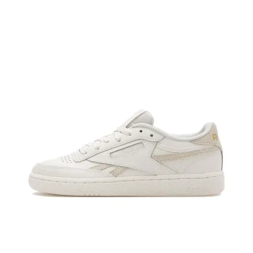 Reebok Club C Skateboard Shoes Women's Low-Top Beige