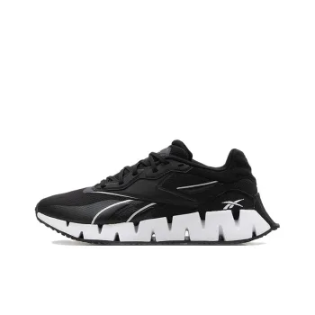Reebok Zig Dynamica 4 Anti Slip Wear Resistant Low Top Running Shoes Women's Black White
