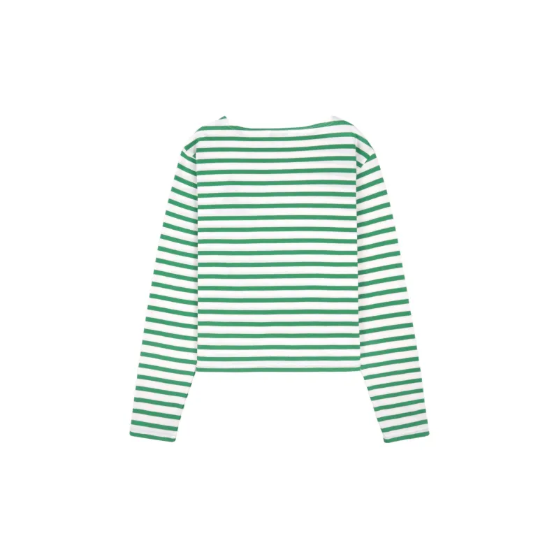 SPORTY & RICH Breton Striped Long sleeve Top-1