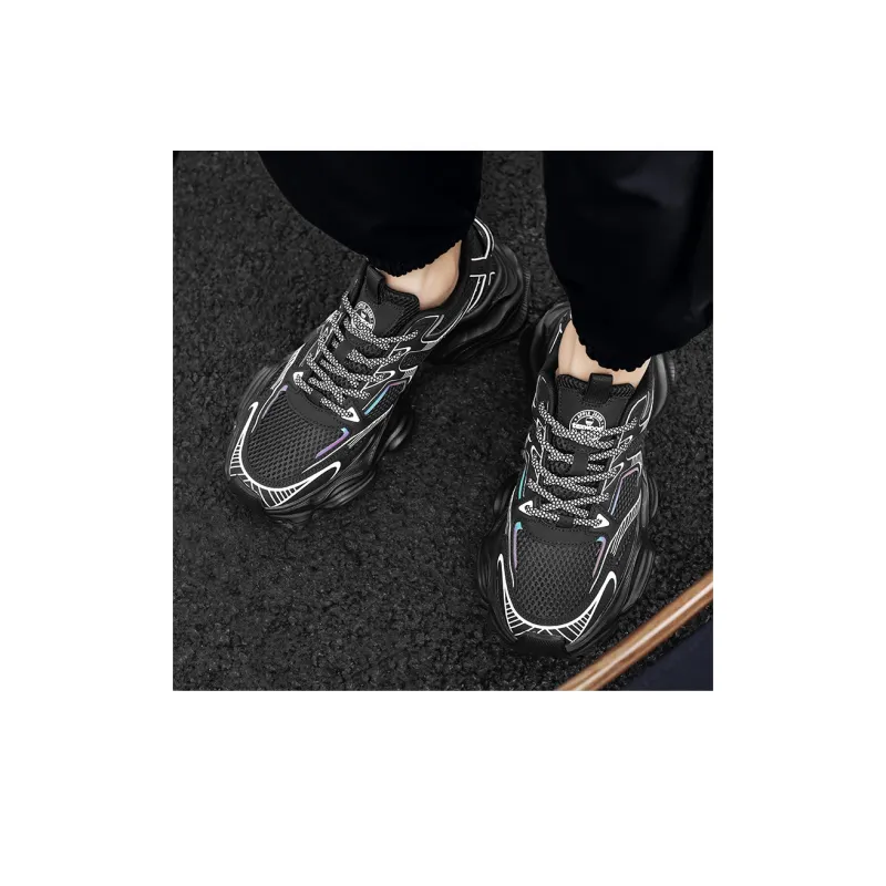 TEXWOOD Galaxy Warship Collection Cushioning Height Increase Low Top Casual Shoes Unisex-12