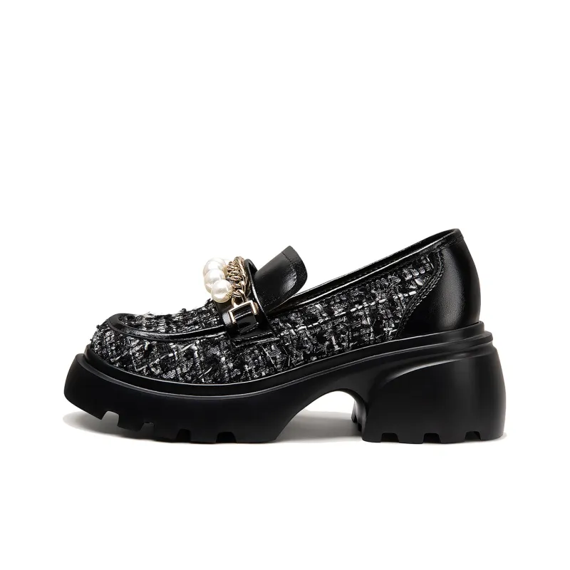 Lily Wei Loafers Women's Black-0