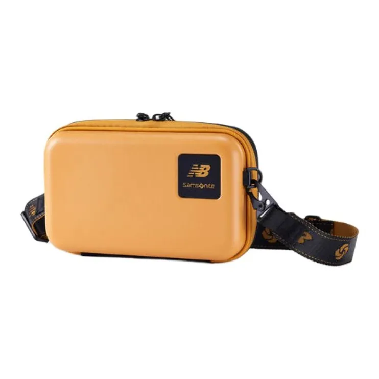 SAMSONITE New Balance Collaboration Polycarbonate Shoulder Bag Crossbody Bag Unisex Mustard Yellow-1