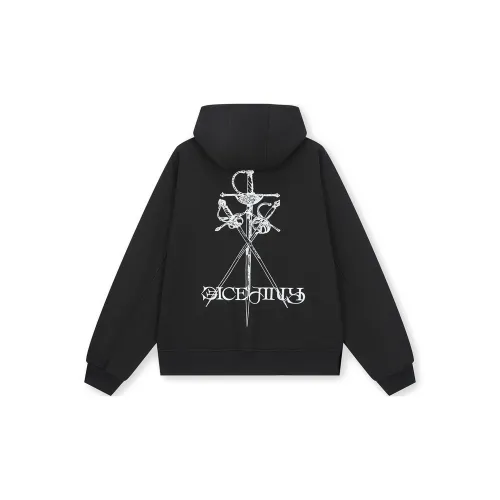 DICETINY Jackets Coats Unisex Black
