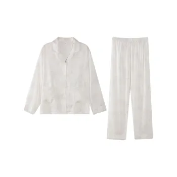 X QINGE Pajama Set Women's White