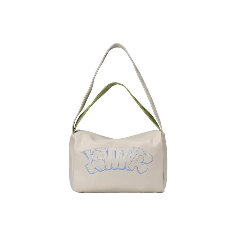 LOVVVVE PU Toast Bag, One Shoulder Handbag Regular Unisex Ecru-4