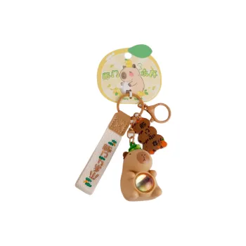 Chaodou Bear ABS Zinc Alloy Electronic Components Keychains Unisex