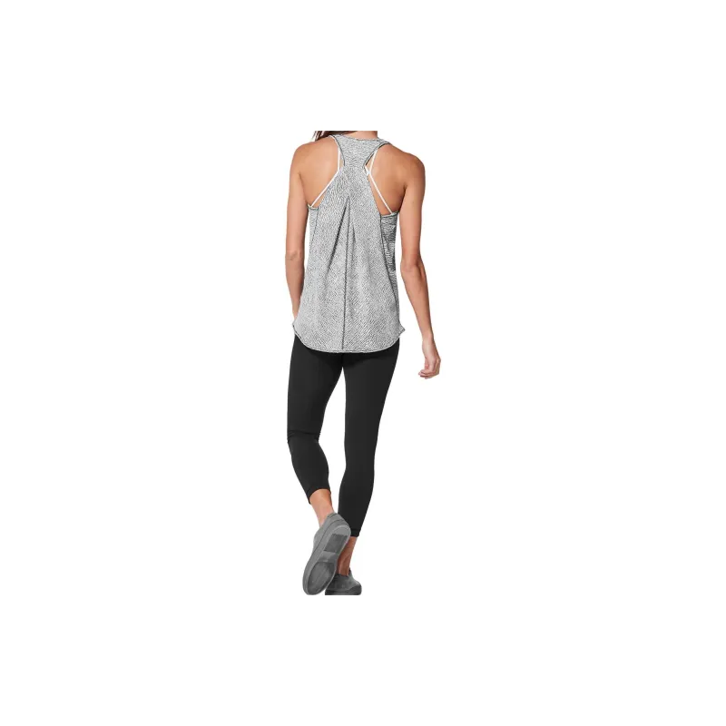 Lululemon Essential Tank Tops Women's Gray White-1