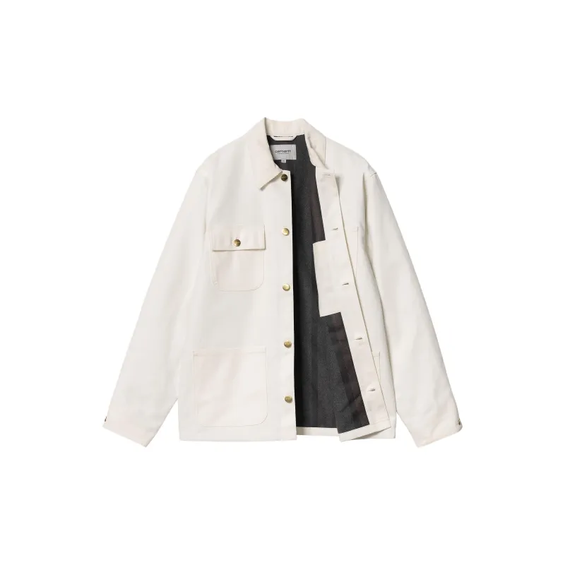 Carhartt WIP FW24 Michigan Coat Jacket Unisex Ecru-2