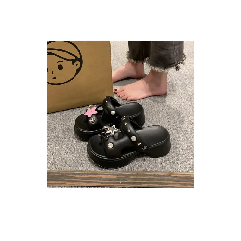 XMISTUO Summer New Arrival Fashion DIY Urban-Chic Style Trendy Clogs Beach Sandals Women's-2