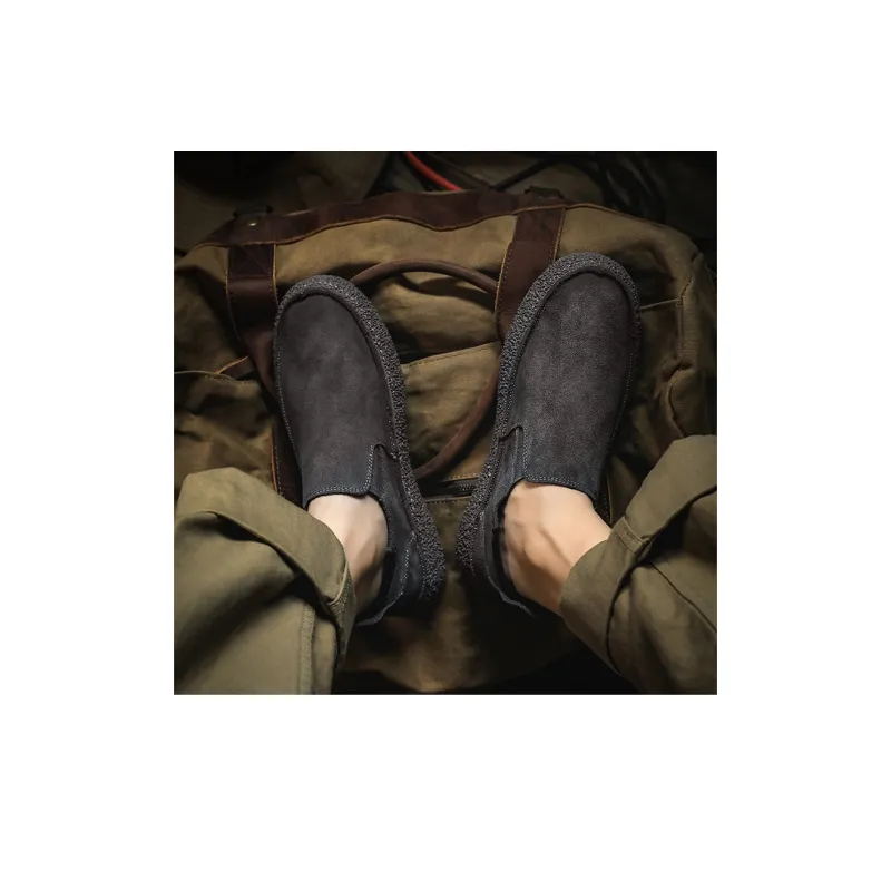 Beidouniao Wear-Resistant Low-Top Casual Shoes Men's Brown-4