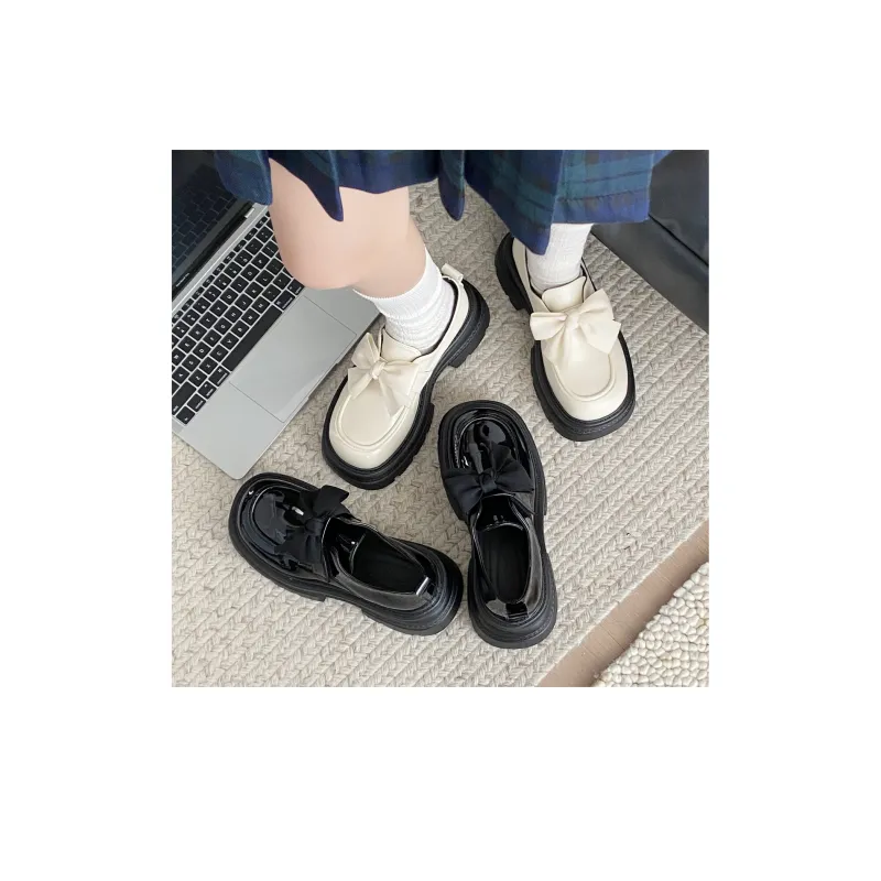 Trendy Loafers Women's Classic Black-22
