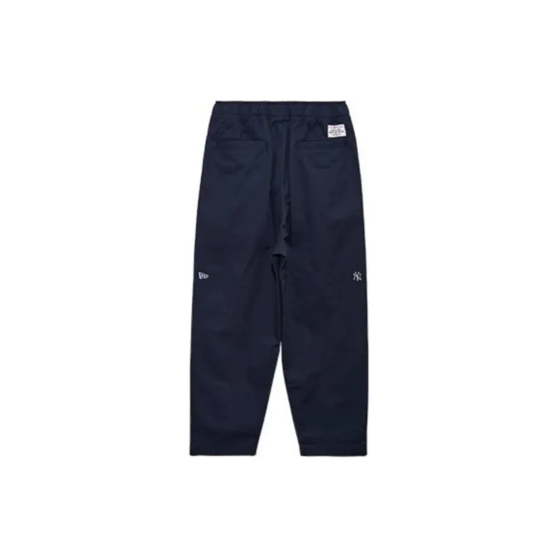 New Era Casual Pants Unisex Navy Blue-1
