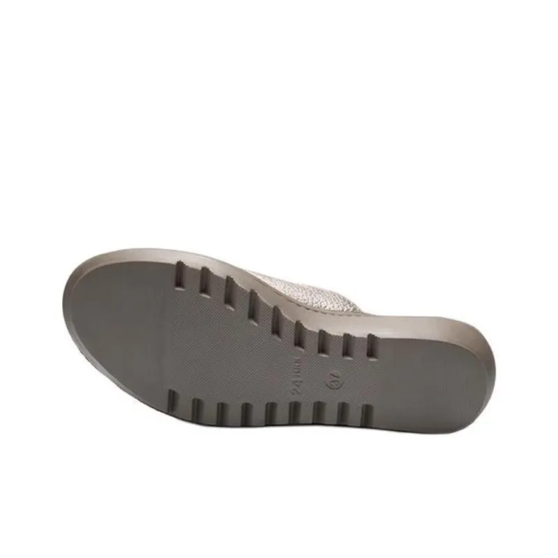 24hrs Slide Slippers 6cm Women's Gold-4