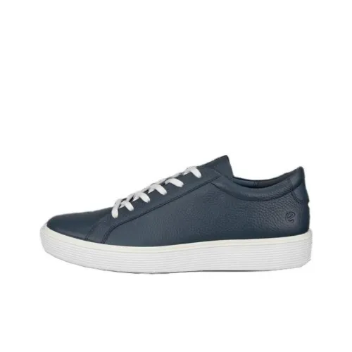Ecco Low-Top Skateboard Shoes Men's Blue