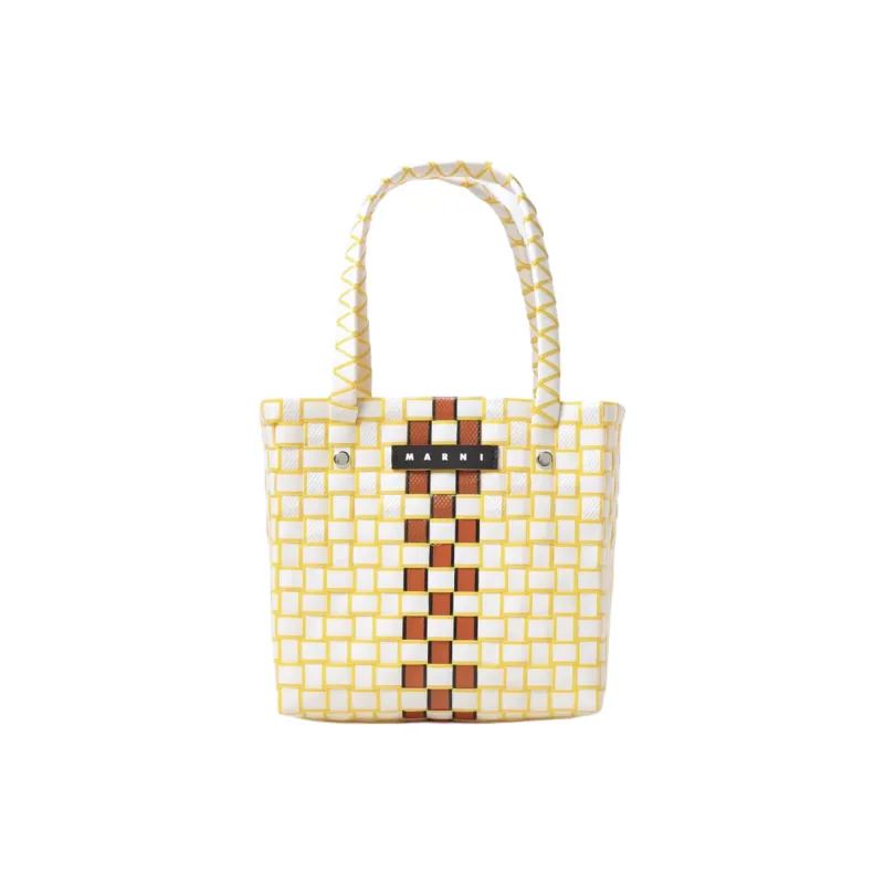 MARNI Box Logo Patch Tote Bag-1