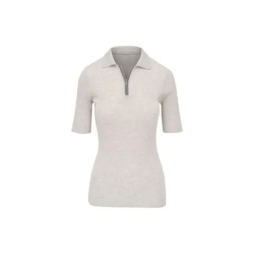 Brunello Cucinelli Polo Shirts Women's Beige